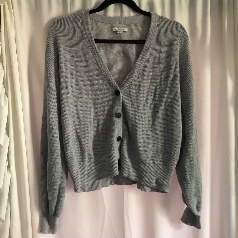 American Eagle “Light Grey” Cardigan